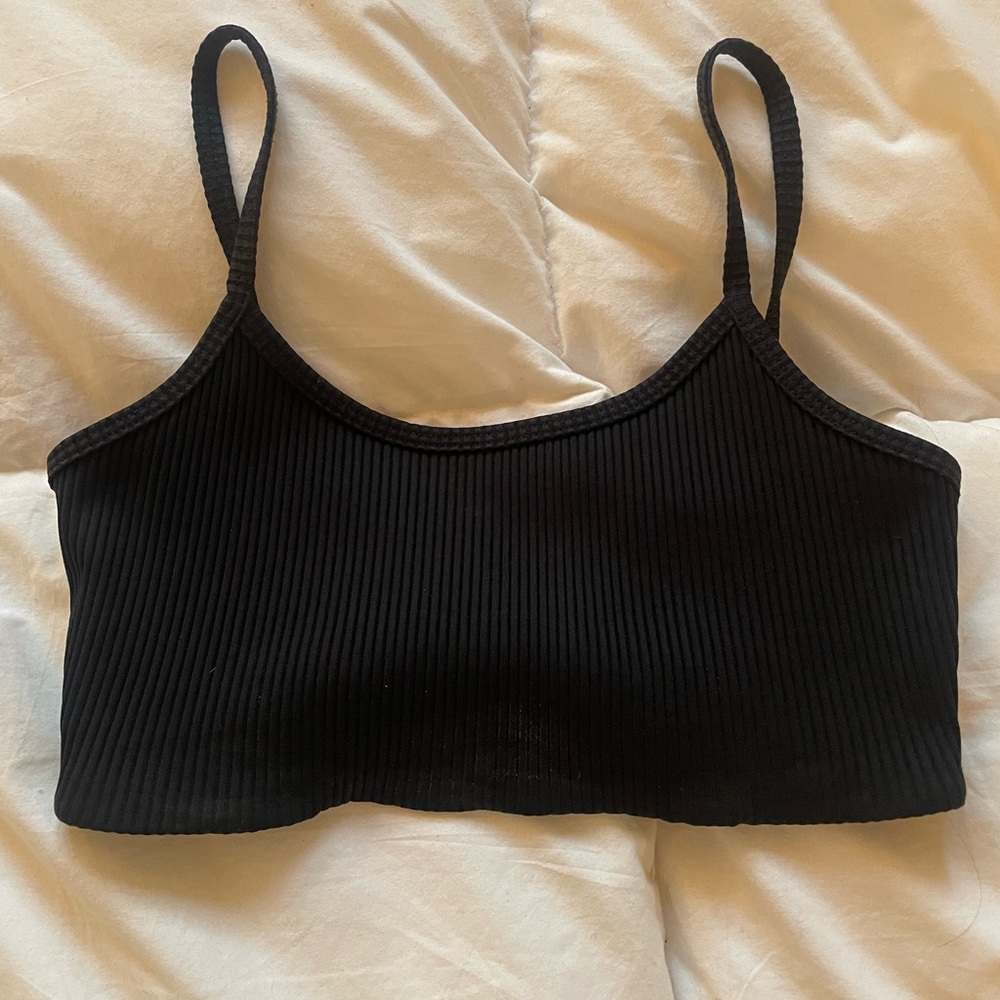Year Of Ours black sports bra S